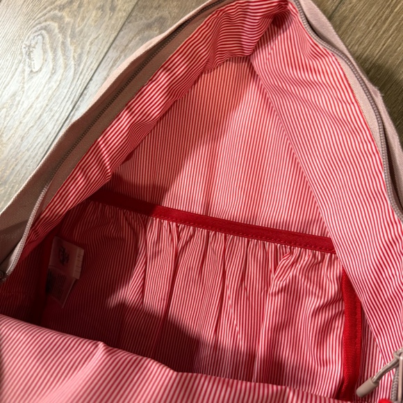 Herschel Supply Co. Pink Backpack, Zipper Pockets, Laptop Sleeve, Side Pockets - Picture 8 of 12